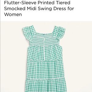 2 New Old Navy Smocked Tiered Dresses, XL